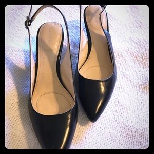 Black Calvin Klein Sling Back Heels (reposh)